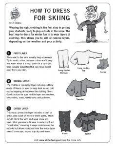 how-to-dress A simple guide to dressing for winter fun.